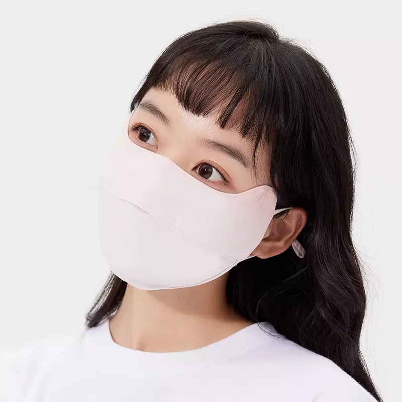 Новинка, летние маски для лица OhSunny с защитой от уф-лучей, быстросохнущие дышащие охлаждающие маски с открытым носом из твердой ткани