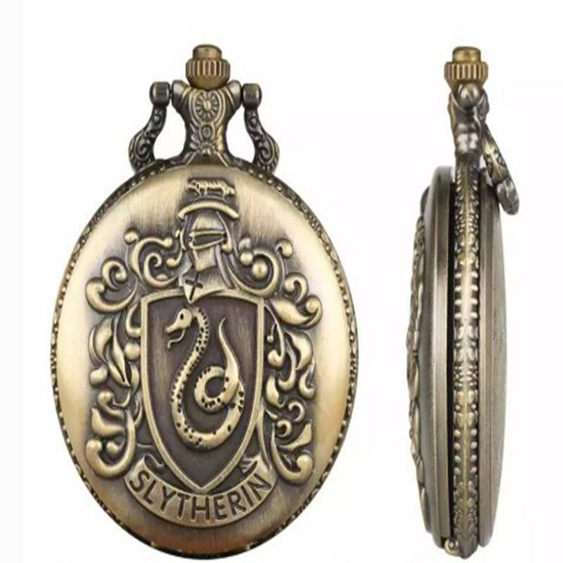 Nuovo stile alla moda e squisito antico orologio da tasca al quarzo Vintage cassa rotonda ciondolo collana catena orologio regali