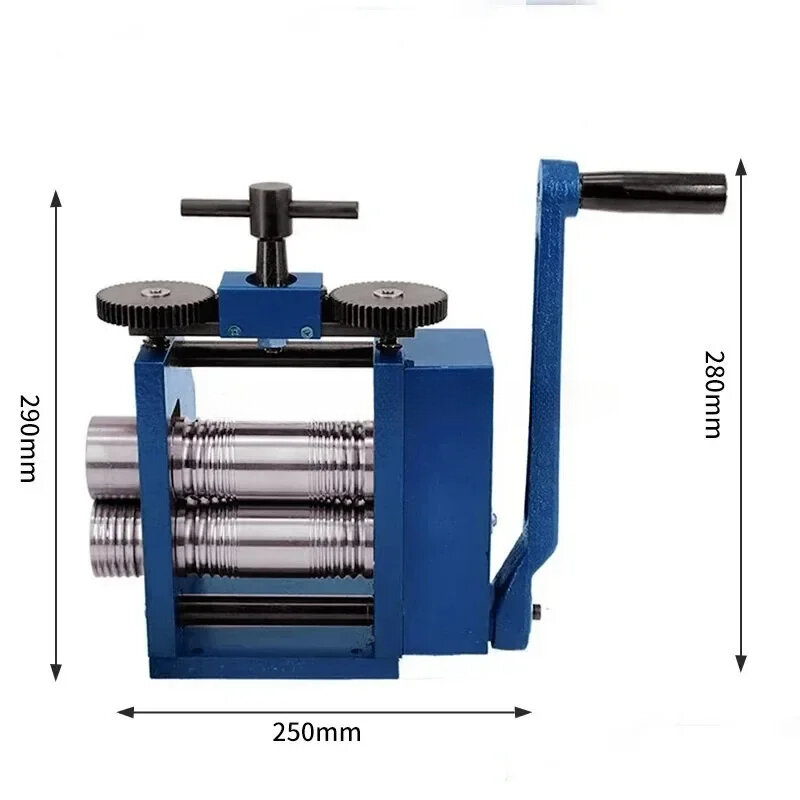 3 rolling mill semi circular jewelry gold and silver block press, inch/4.4 inch plate manual combination jewelry