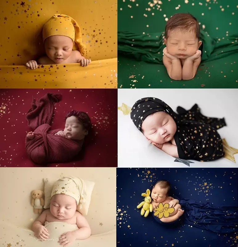 Recém-nascido Fotografia Props Wraps Cobertor, Fur Ball Hat, Baby Shoot, Studio Acessórios, Natal