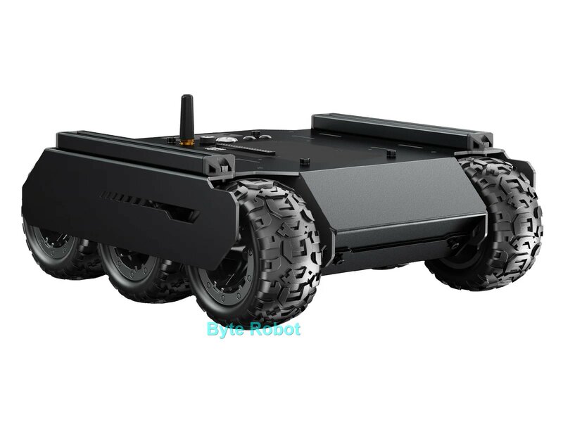 6WD Mobile Robot Car flessibile ed espandibile 6x4 fuoristrada UGV con guide di estensione e ESP32 Slave Computer programmabile RC Tank