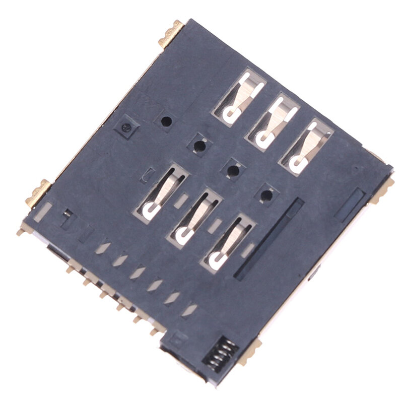 MUP-C792 Micro SIM Card Connector, Patch auto-perfurante, 6 + 1 P, soquete de slot, original