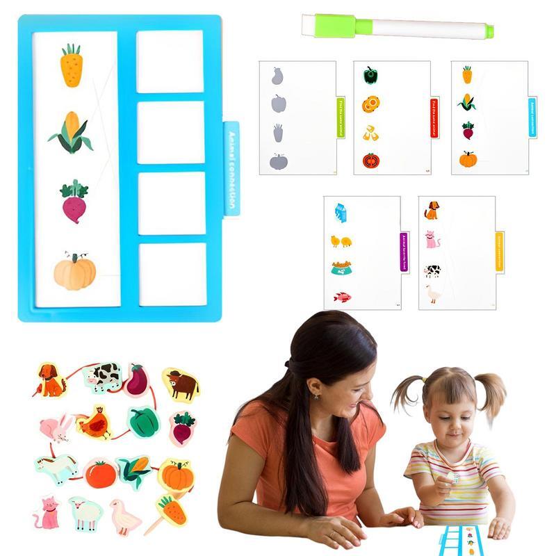 Classificatie Puzzel Game 3 In 1 Montessori Leren Speelgoed Brain Teasers Logica Spel Puzzel Met Bijpassende Spelen Sorteren Speelgoed
