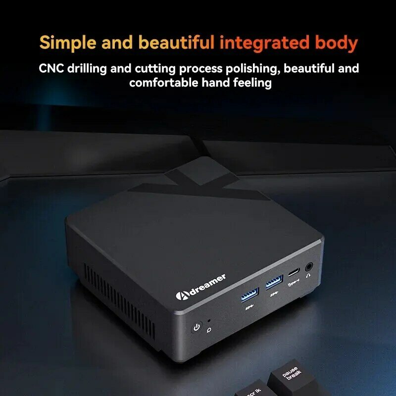 Fabryczne Mini PC BOX nadaje się do wszystkich scen 4K 60Hz UHD wyświetlacz synchroniczny LPDDR5 4800MHZ Ultra-szybka obsługa Hot Selling