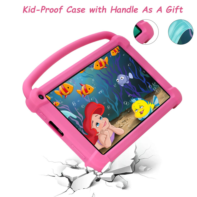 QPS-Tableta Q1K de 7 pulgadas para niños, Tablet con Android, 2800mah, 2GB, 32GB, WIFI, Quad Core, Android 12