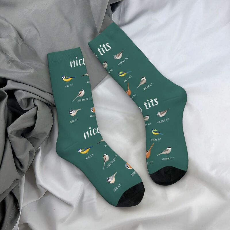 Красивые забавные носки для наблюдения за птицами подарок для птиц мужские и женские носки качественные чулки всесезонные длинные носки для мужчин и женщин Подарки