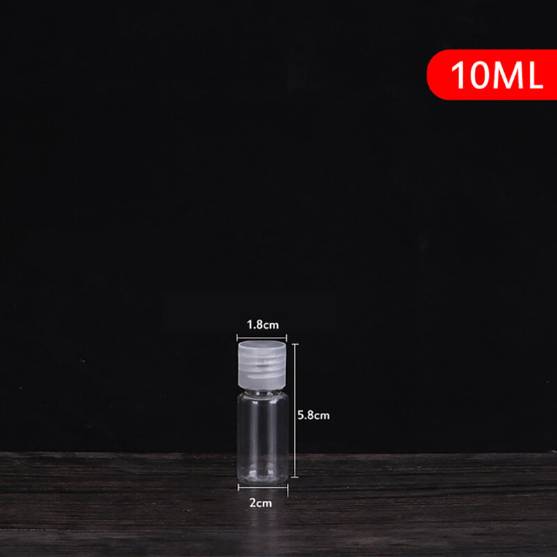 1 шт. 5/10/20/30/50/60/80/100/120 мл, многоразовая прозрачная пустая бутылка, пластиковая портативная бутылка, дорожный многоразовый косметический контейнер