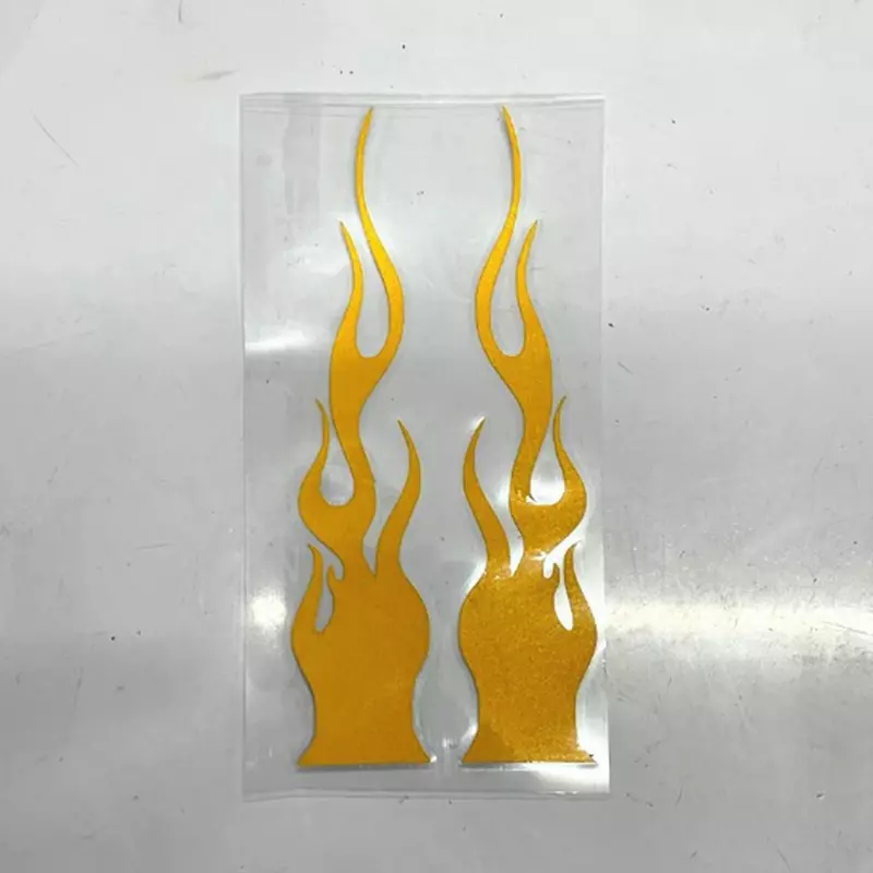 Ready Stock Car Sticker Motor Sticker Flame Vinyl Decal Sticker For Car Motorcycle Gas Tank Fender Bicycle Frame