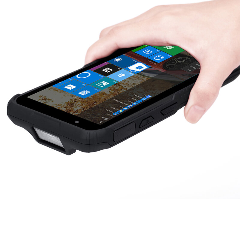 Windows 10 Handheld PDA Terminal Portable Data 2D QR Barcode Scanner WIFI  Bluetooth 4G 4G RAM 128G ROM