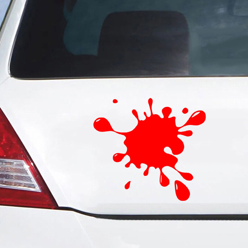 Adesivi per auto riflettenti a goccia d'acqua adesivi divertenti per il corpo antigraffio adesivi a getto d'inchiostro con macchie di vernice adesivi per auto decorazione della finestra dell'auto