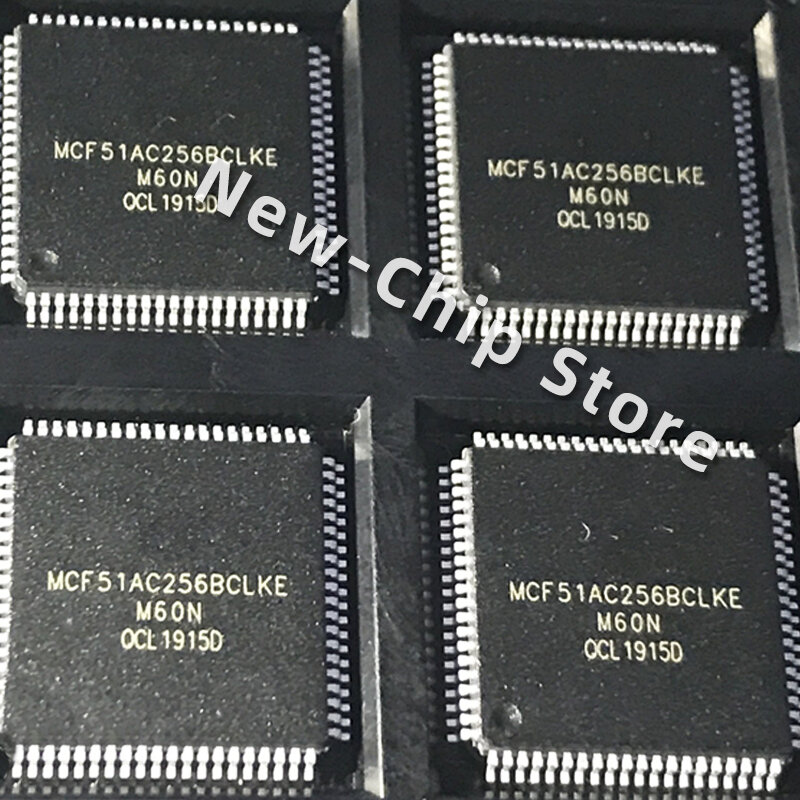 2PCS-10 PZ/LOTTO MCF51AC256BCLKE QFP80 Nuovo Originale