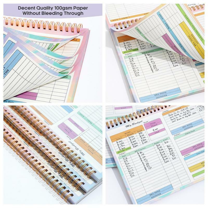 Budget Book Weekly Budget Book Expense Tracker Notebook Expense Tracker Notebook Bill Organizer With Waterproof Cover Budgeting