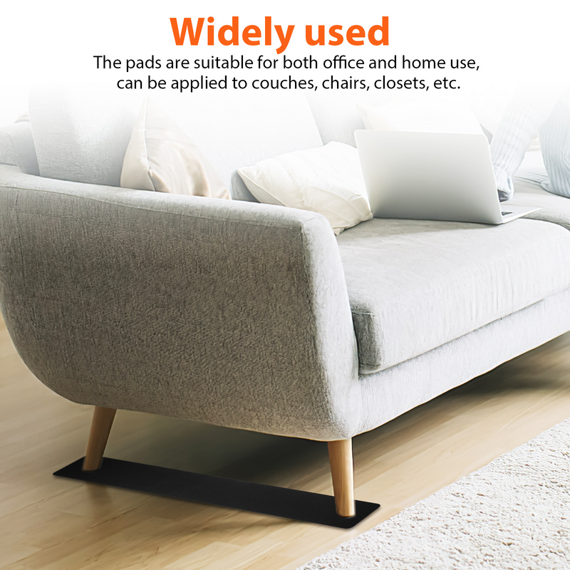 Alfombrilla antideslizante de 4 piezas, almohadillas antideslizantes para muebles, sillas reclinables, alfombra de goma para sofás