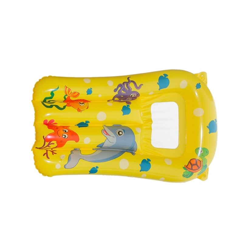 RIRI – flotteur gonflable piscine, radeau piscine dessin animé pour enfants, jouet piscine d'eau jardin pliable,