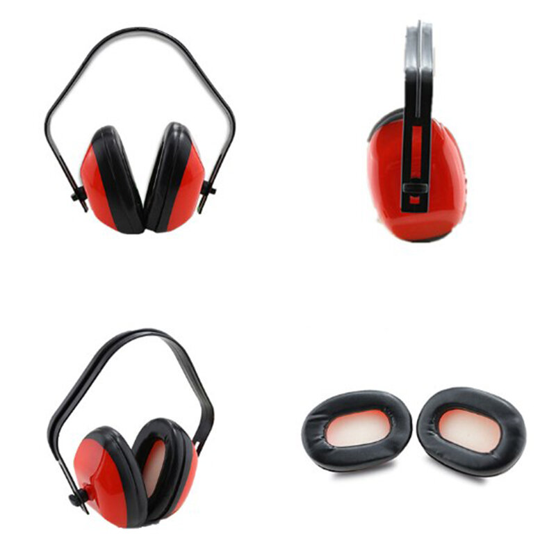 Protège-oreilles en plastique antichoc pour la chasse, casque jaune, réduction du bruit, cache-oreilles insonorisés, protection auditive, 1PC