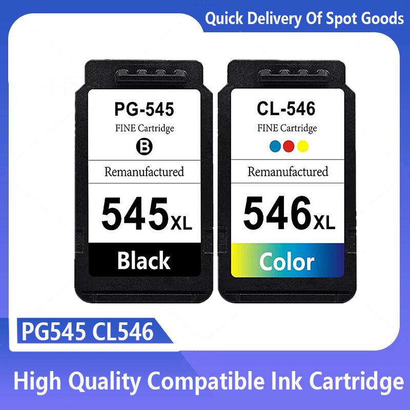 Pg545 Cl546 Compatibel Compatibel Inktcartridge Voor Canon 545 546 Pixma Mg2950 Mg2550 Mg2500 Mg3050 Mg2450 Mg3050 Mg3051 Mx495 Printer