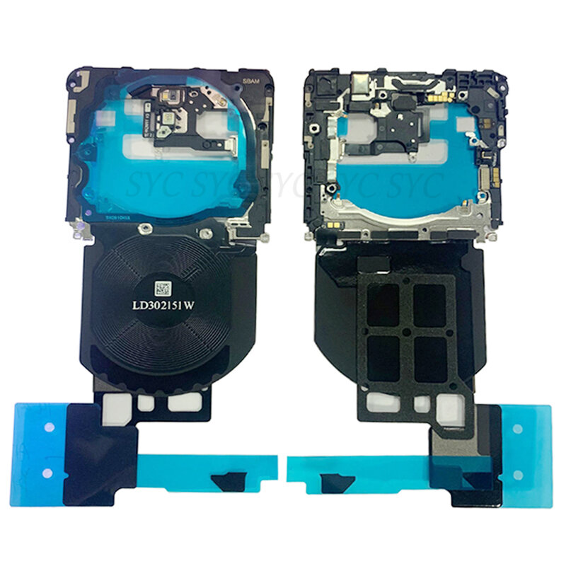 Cubierta de placa principal para Huawei Mate 40 RS, marco de cámara trasera, carga inalámbrica, módulo de cubierta de placa principal, piezas de reparación