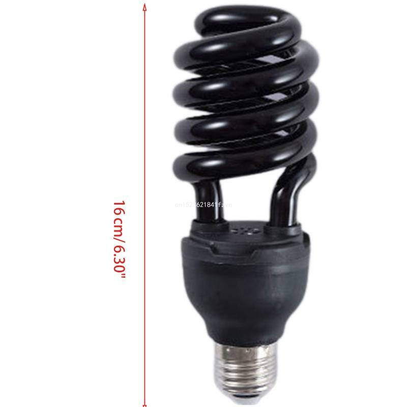 Lâmpada uv ultravioleta preta, economiza energia 220v/e27 30w/40w, lâmpada parafuso para agricultura, inseticida, identificação