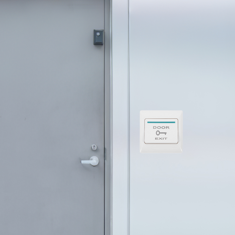 Sistema de Control de Acceso de puerta, botón pulsador para salir, Panel de pared