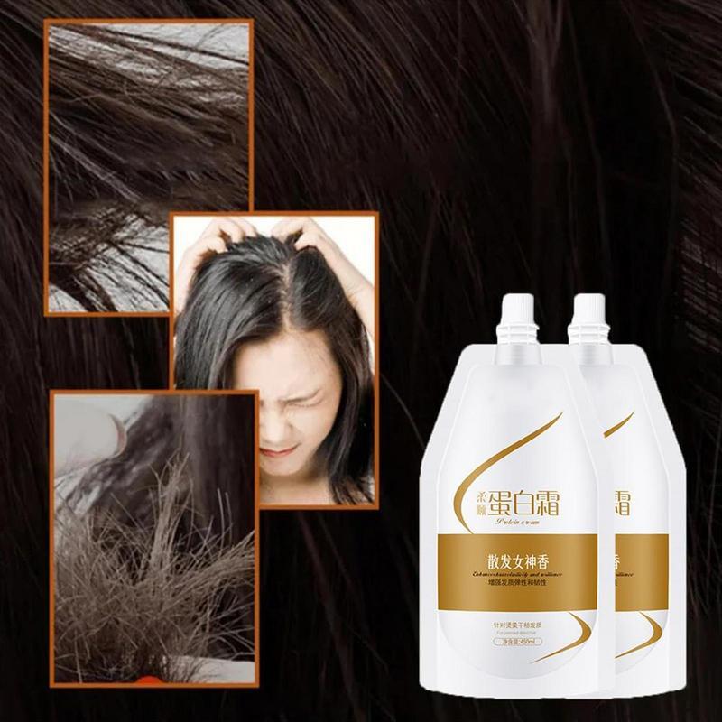 450ml Haars pülung creme tief feuchtigkeit spendend gegen krauses Haar weichmacher zur Reparatur von trockenem, strapaziertem, krauses Haar und Feuchtigkeit
