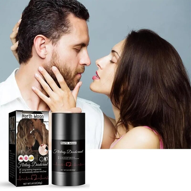 Erotic Pheromone Solid Balm Safe Ingredients Pleasant Scent Perfume for Women Men Hormone Release 40g Y7T2