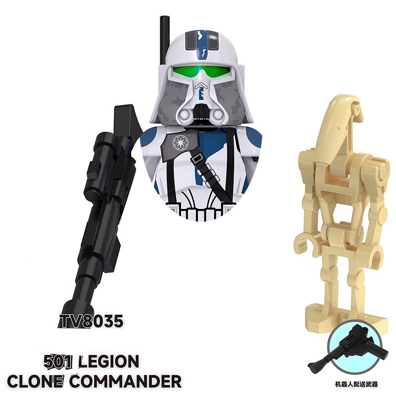 Bloques de construcción de Star Wars Para Niños, juguete de ladrillos para armar minirobot TV6105, ideal para regalo de cumpleaños