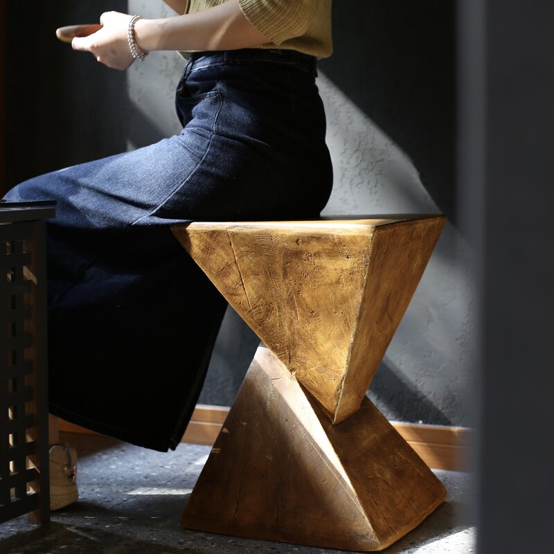 Nordisches Design Beistell tisch Stuhl einfache geometrische Gast familie Industries til Sofa Couch tisch Kunst Wabi-Sabi modernes Wohnzimmer