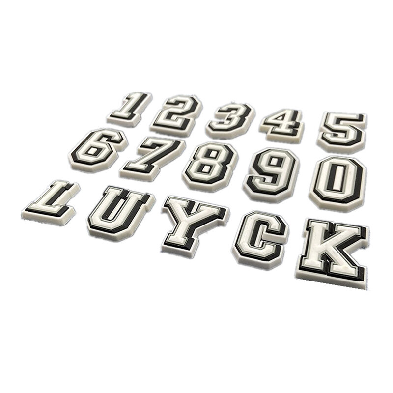 1pcs Letters Numbers Shoe Charms Decorations for Croc Jibz Boys Girls Kids Women Teens Christmas Gifts Birthday Party Favors