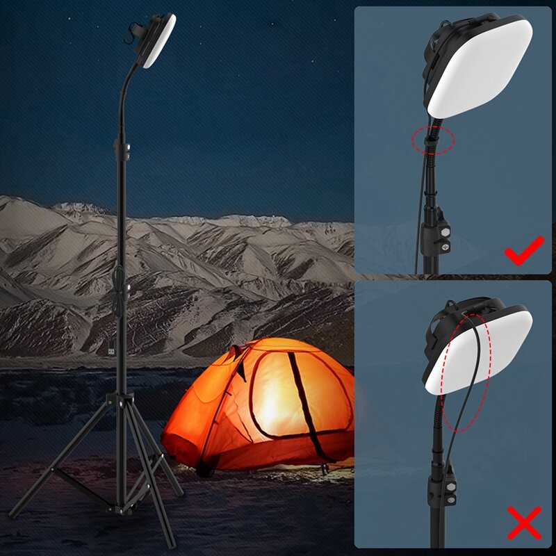 Fernbedienung Camping Lichter Camping Lichter 3200k-7500k Halterung Außen feld Lichter hängen Außen leuchten