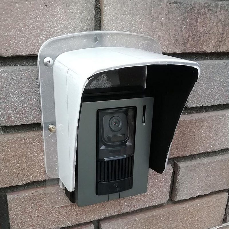 Waterproof Doorbell Rain Transparent Cover: Clear Rainproof Doorbell Cover Outdoor Decor