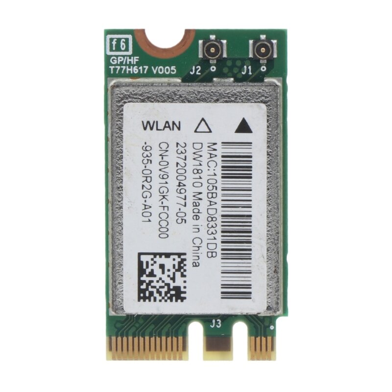B0KA DW1810 8.02.11ac for .2 NGFF 433Mbps Bluetooth-compatible 4.1 WiFi Wireless NetworkCard QCNFA435 WIFI Module