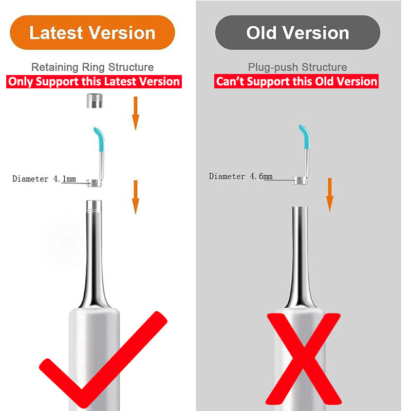Bebird R1, R3, T15 Note3 Pro Tip X3 Ear Stick Asli Pembersih Telinga Ujung Pengganti Aksesori Ear Wax Removal Tool Set
