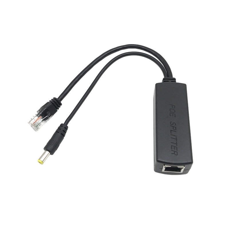 10/100M IEEE802.3at/Af Power Over Ethernet PoE Splitter Adapter untuk IP Camera 80x27x2 2Mm/NSE 48vto12V Isolate POE
