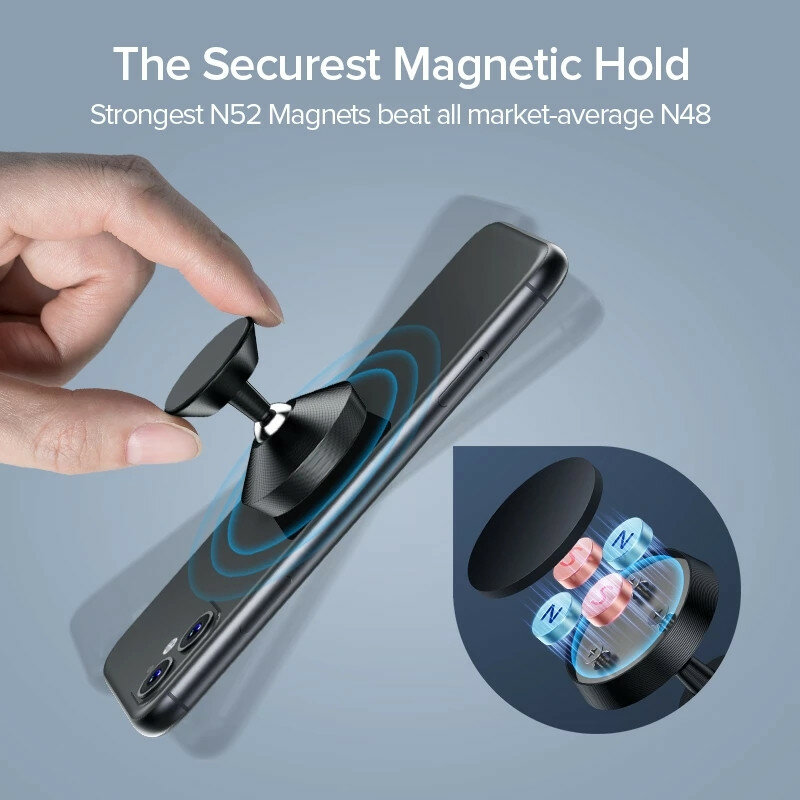 Dudukan ponsel mobil magnetik, dudukan telepon mobil magnetik, braket dudukan Magnet di mobil untuk iPhone 13 12 Samsung Redmi Xiaomi