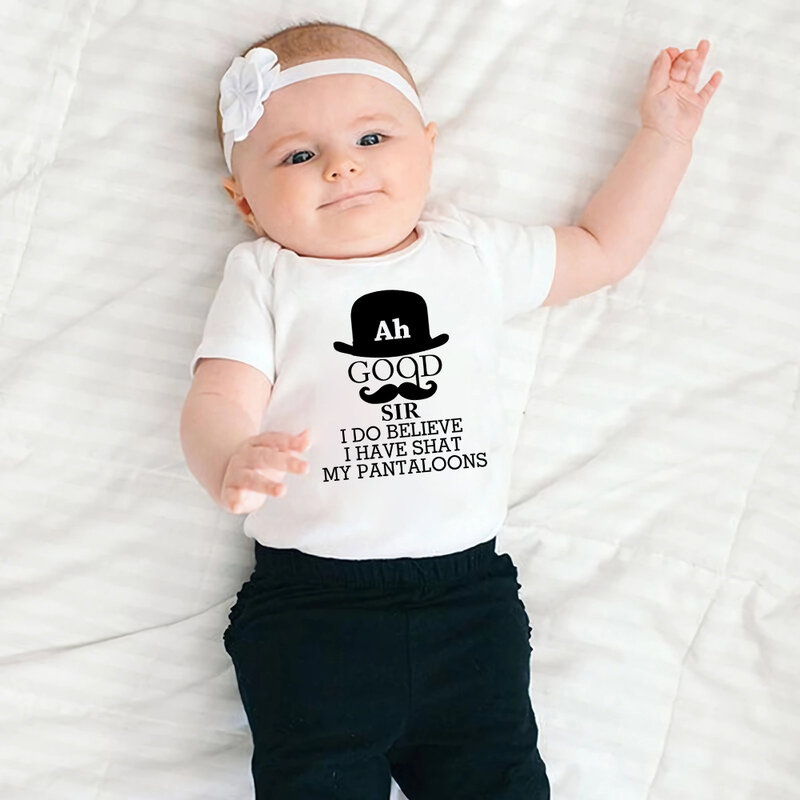 Happy 1st Mother's Day Cute Baby Boy Girl Clothes Boydsuits Cartoon Aesthetic Fashion Newborn Onesies Summer Loose Ropa De Bebe
