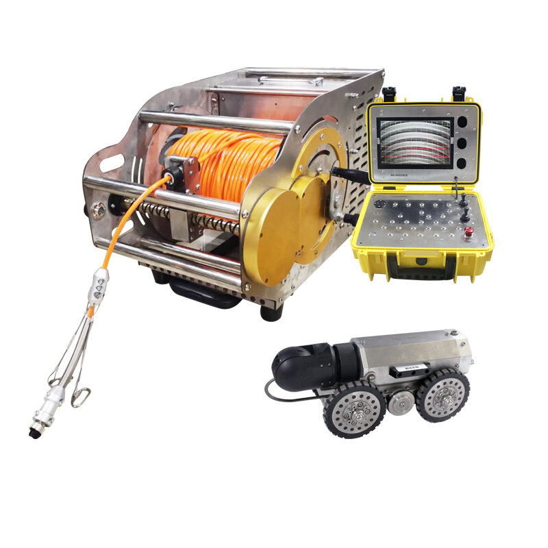 Underwater Sewer Inspection Cctv Robotic Camera Pipe Inspection Crawler Robot System