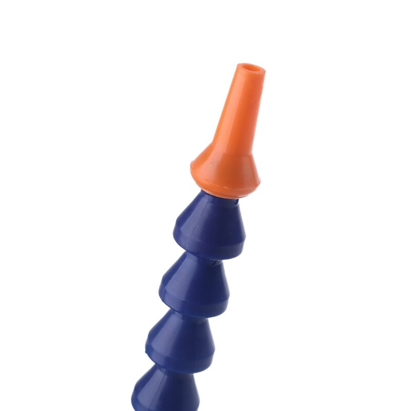 10 stuks rond mondstuk 1/4PT flexibele oliekoelvloeistofleidingslang blauw oranje