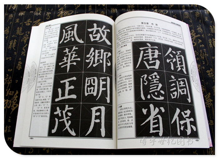 Stele Qinli completo de 2 volúmenes, estele de Pagoda Duobao, curso de entrenamiento de caligrafía china