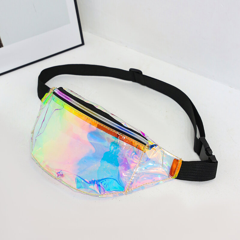 Sparkle and Shine with this Waterproof X-ray Waist Bag - Perfect for Women's Fashion!
