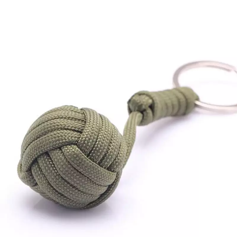 NEW Outdoor EDC Monkey Fist Steel Ball Girl Personal Safety Protect Security Self Defense Stick Survival portachiavi Ball Tools