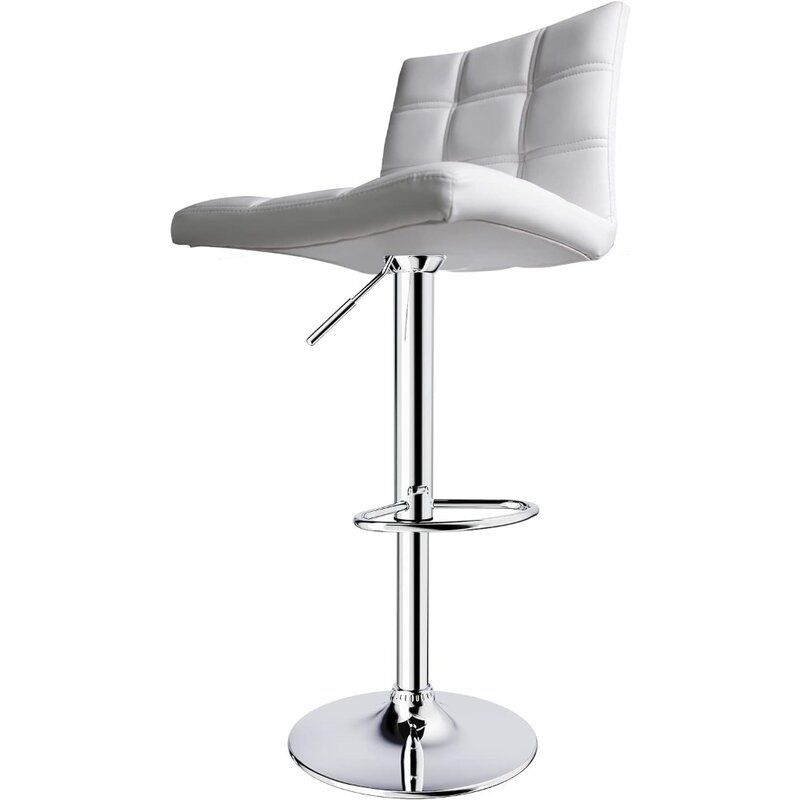 Современный квадратный штатив с внутренней стороной, набор из 2 предметов, вращающийся стул с высотой стойки, барные стулья