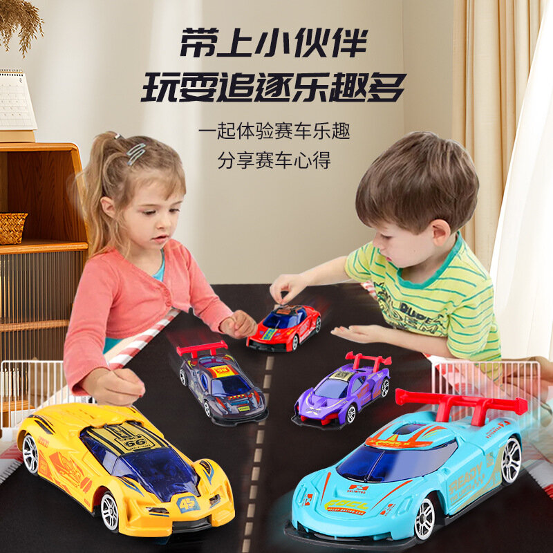 Coche deportivo pequeño de aleación que cambia de Color, Mini juego de coches de aleación para niños, regalo de coches de carreras, venta al por mayor