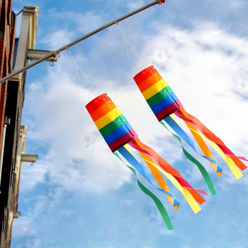 Calcetines coloridos para colgar al aire libre, 2 piezas