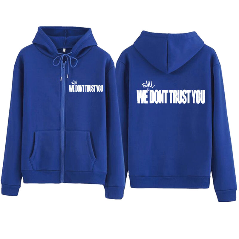 We Still Don't Trust You Future & Metro Zipper Hoodie Harajuku Pullover Tops Sweatshirt Streetwear Fans Gift