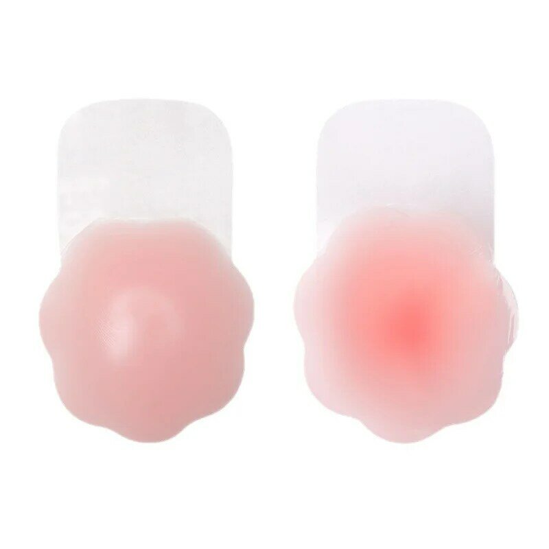 Silicone Lifting Nipple Cover Reusable Women Invisible Lift Up Bra Stickers Bra Breast Petals Pasty Pad Strapless Sticky Bras