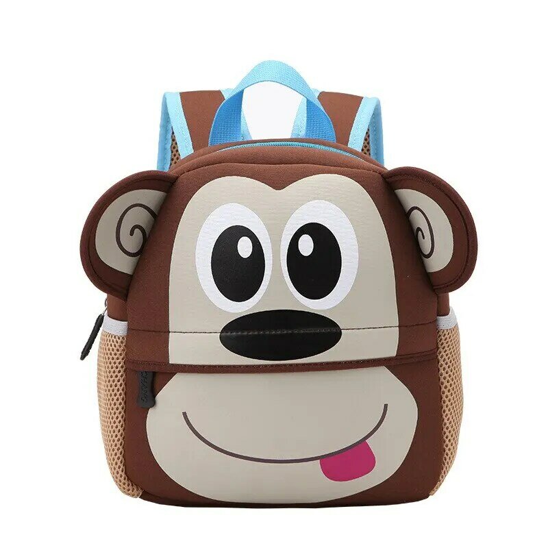 Новые 3D Детские школьные сумки, Детские рюкзаки для детского сада, Мультяшные животные, Детские рюкзаки для малышей, модные дорожные уличные сумки