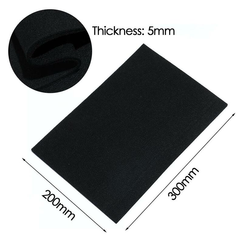 Manta protectora de fibra de carbono para soldadura, hoja protectora de alta temperatura, paquete de escudo de antorcha duradero, fieltro de grafito, 2x3m, 5mm de espesor, negro