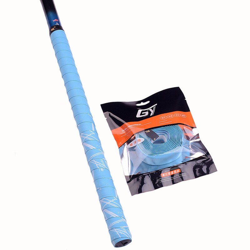 Противоскользящая повязка для тенниса, разные цвета, 2 м, поглощающая пот камуфляжная удочка и рукоятка ракетки
