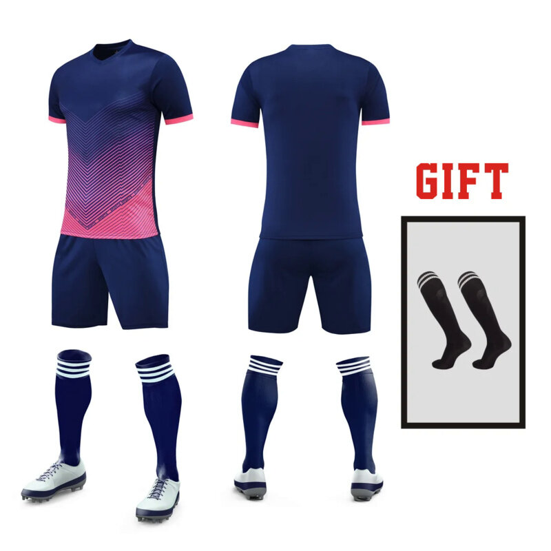 เสื้อเจอร์ซี่พิมพ์ลายฟุตบอลเสื้อกีฬาแข่งขันเสื้อทีมฟุตบอลผู้ใหญ่เสื้อเจอร์ซีย์ฝึกซ้อมชื่อทีมชาย