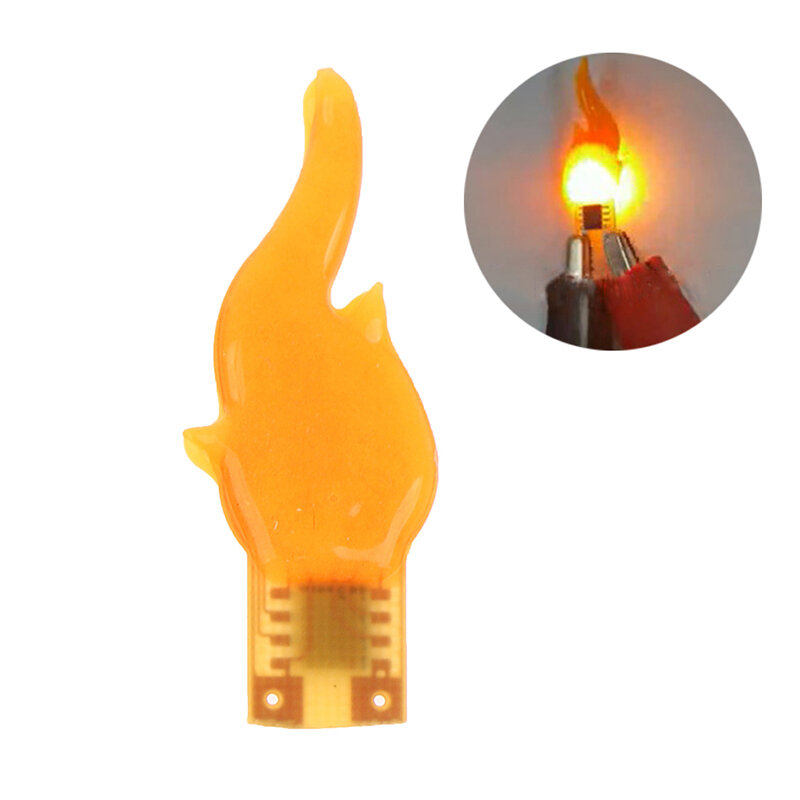 Светодиодные лампы-вспышки 3 в Cob, Гибкая нить 2200K/1800K, диоды, фотоэлемент, детали для свечи